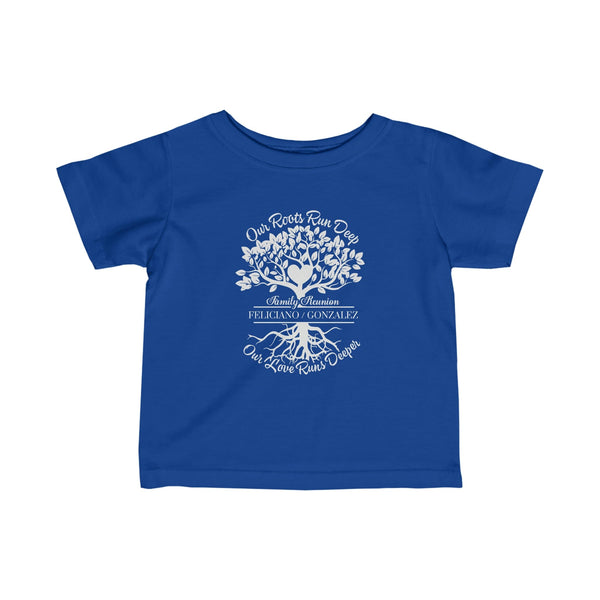 Infant Fine Jersey Blue & Red Tee