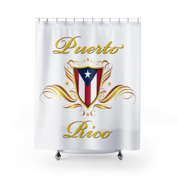 Classic Puerto Rican Crest Unique Shower Curtain