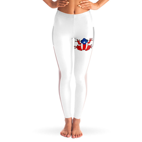 Puerto Rican Leggings Coqui Mesh Pocket Legging