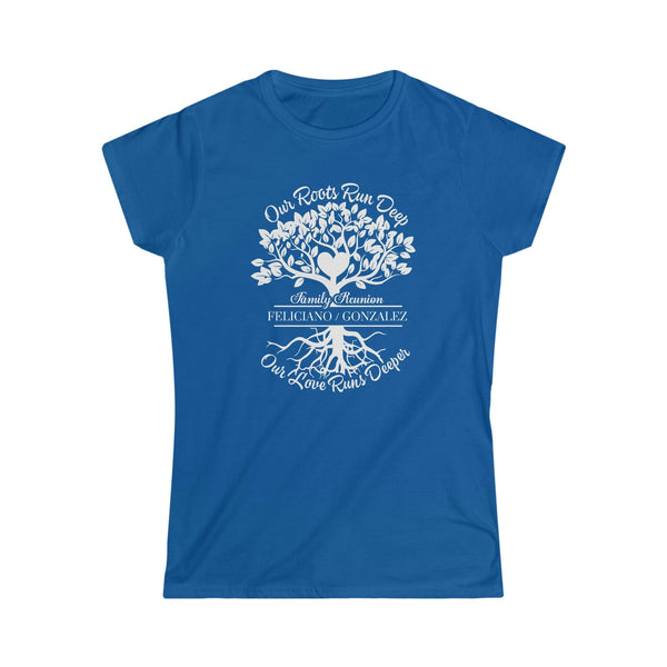 Women's Softstyle Tee Blue & Red