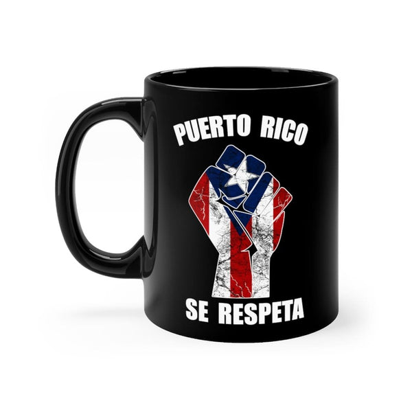 Se Respeta Black mug 11oz