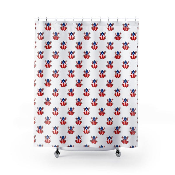 Coqui Pattern Unique Shower Curtain