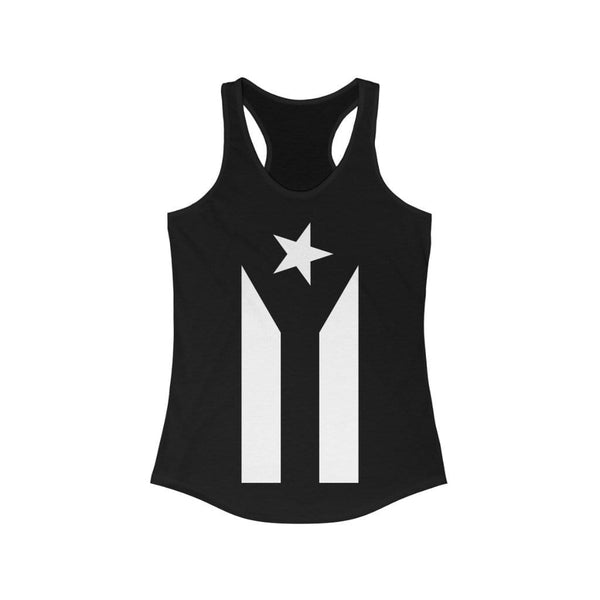 Puerto Rican Tank Top Resistance Flag Racerback Tank