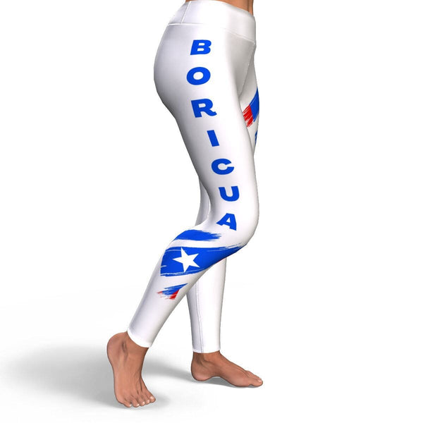 Puerto Rican Boricua Flag Yoga Leggings