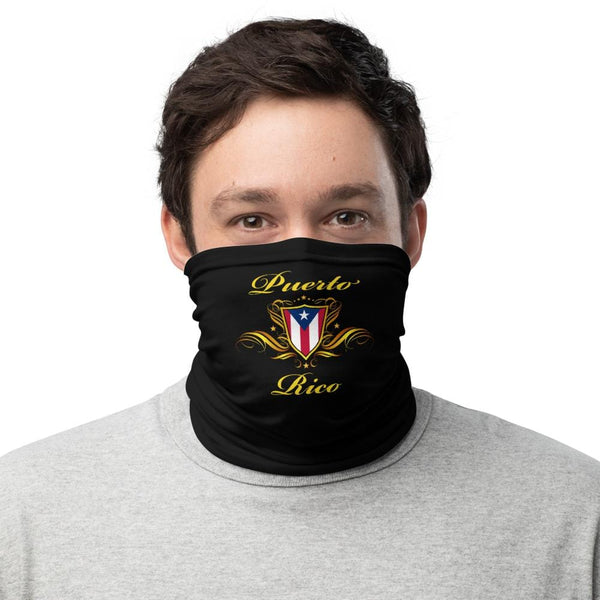 Puerto Rican Mask - Classic Puerto Rican Crest Neck Gaiter