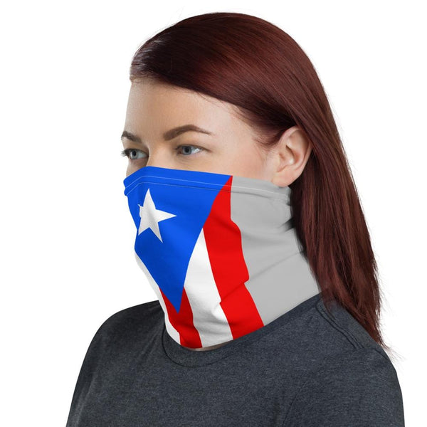 Puerto Rican Mask - Puerto Rico Flag Neck Gaiter