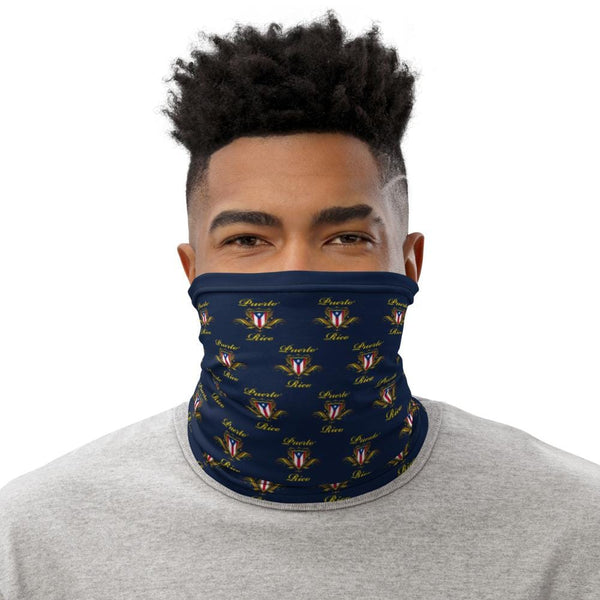 Puerto Rican Mask - Classic Puerto Rican Crest Neck Gaiter